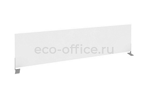 Экран боковой (ЛДСП) ONIX O.EKR-147 Белый Бриллиант / Серый металл фото