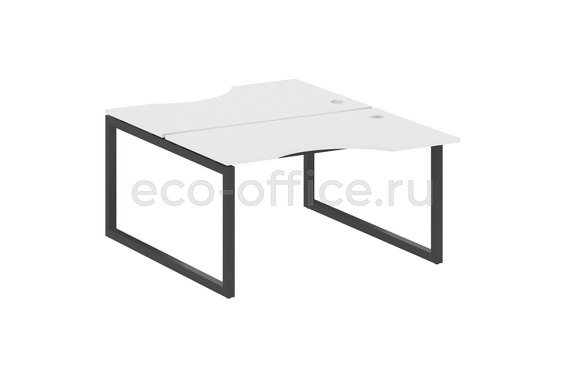 Рабочая станция криволинейная METAL SYSTEM QUATTRO 5x5 50БО.РАС-СА-2.2 Белый / Антрацит металл  стоимость