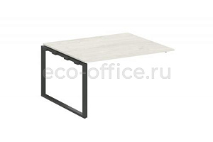 Проходной наборный элемент переговорного стола METAL SYSTEM STYLE БО.ППРГ-3 Дуб Наварра / Антрацит металл фото