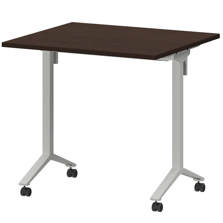 стол мобильный складной protech мб22-80.70 дуб венге/белый фото