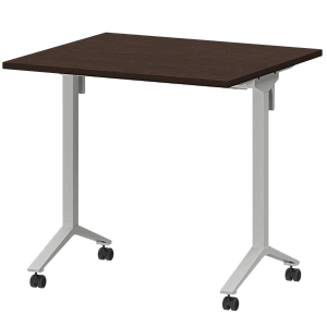 Стол мобильный складной Protech МБ22-80.70 Дуб венге/Белый фото