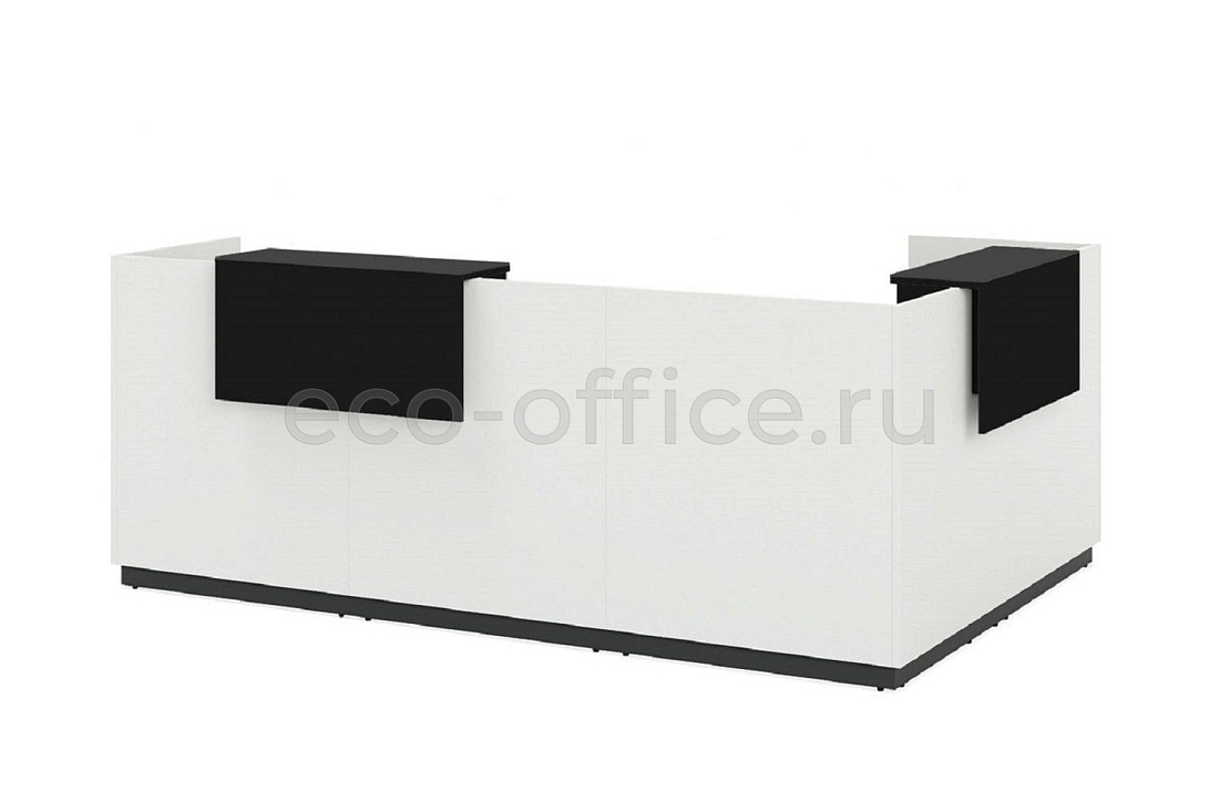Приемная стойка угловая FASTA Corner WSG Белый / Графит купить в Москве