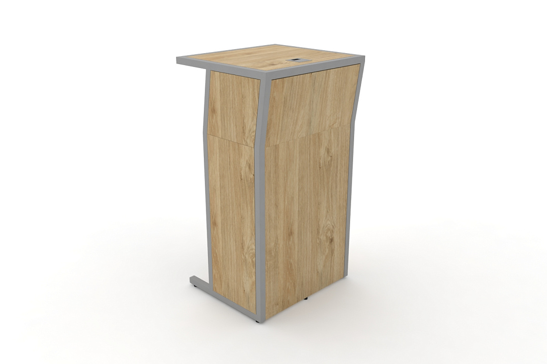 Трибуна DESK DK-TR Тиквуд Светлый / Серый Металл  стоимость