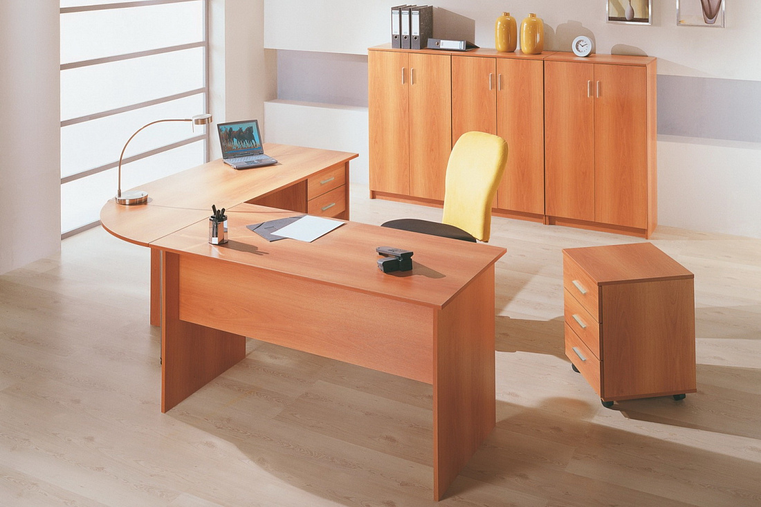 мебель для персонала авантаж миланский орех фото