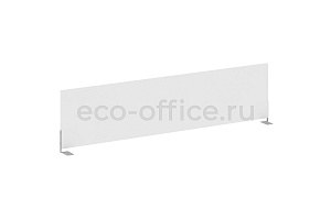 Экран для стола боковой L1475 METAL SYSTEM STYLE Б.ЭКР-147 Белый / Серый металл фото