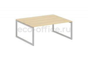 Рабочая станция METAL SYSTEM QUATTRO 5x5 50БО.РАС-СП-2.5 Акация Лорка / Серый металл фото