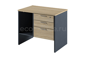 Тумба приставная "Греденция" ИННОВАЦИЯ I-292 Дуб Сонома / Антрацит купить в Москве