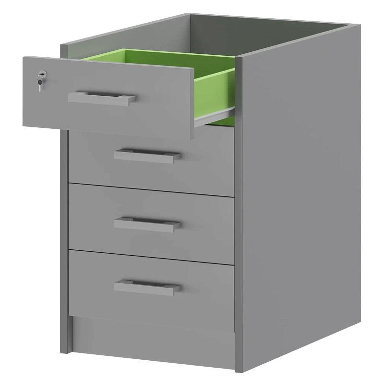 корпус тумбы приставной protech ат-07 серый фото