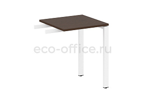 Приставной элемент на П-образном м/к METAL SYSTEM STYLE БП.ПР-1 Венге Цаво / Белый металл фото