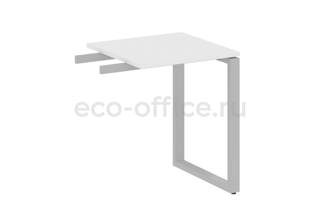 Приставной элемент на О-образном м/к METAL SYSTEM STYLE БО.ПР-1 Белый / Серый металл  стоимость
