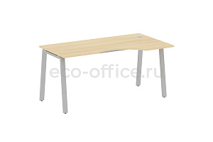 Стол криволинейный правый METAL SYSTEM STYLE БА.СА-1 (R) Акация Лорка / Серый металл фото