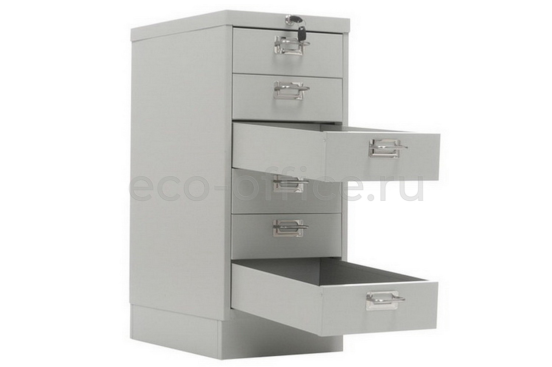 Шкаф картотека ПРАКТИК MDC-A4/650/6 Серый RAL 7038  стоимость