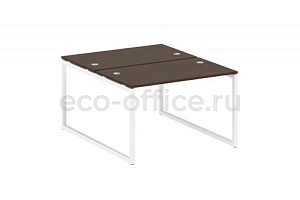Рабочая станция METAL SYSTEM QUATTRO 4x4 40БО.РАС-СП-2.2 Венге Цаво / Белый металл фото