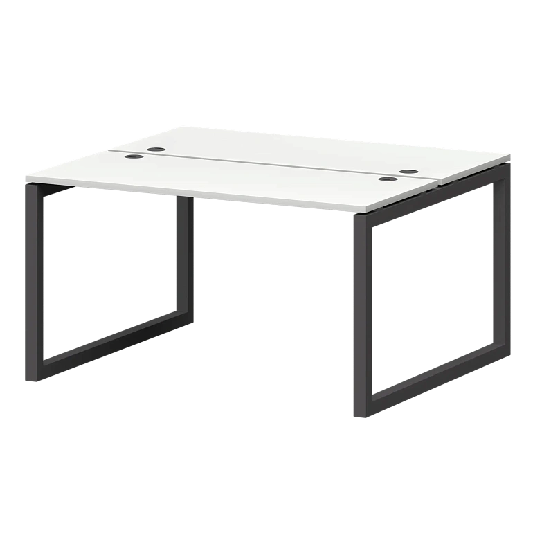 бенч двойной на металлокаркасе protech смс2-о-16к.120.пр50 белый/антрацит фото