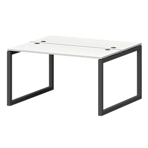 Бенч двойной на металлокаркасе Protech СМС2-О-10К.120.Пр50 Белый/Антрацит фото