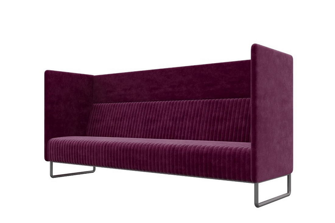 диван трёхместный bronks bros-3 микровельвет velvet lux 65 фото