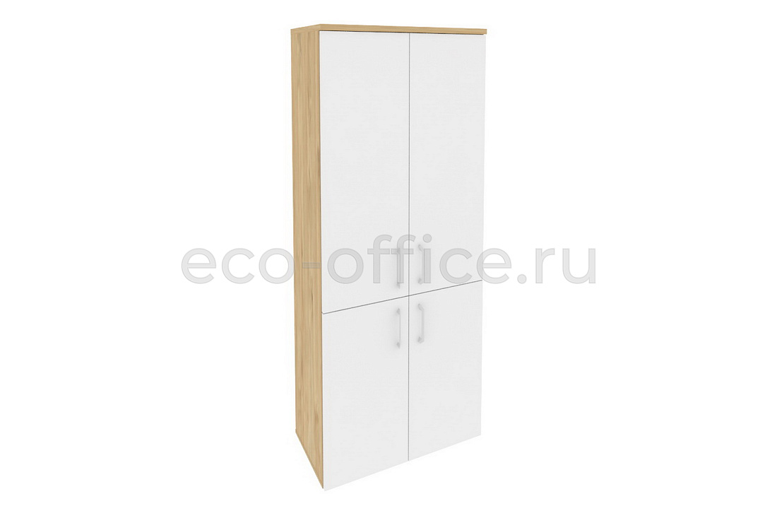Шкаф высокий широкий ONIX O.ST-1.3 Тиквуд Светлый / Белый Бриллиант  стоимость