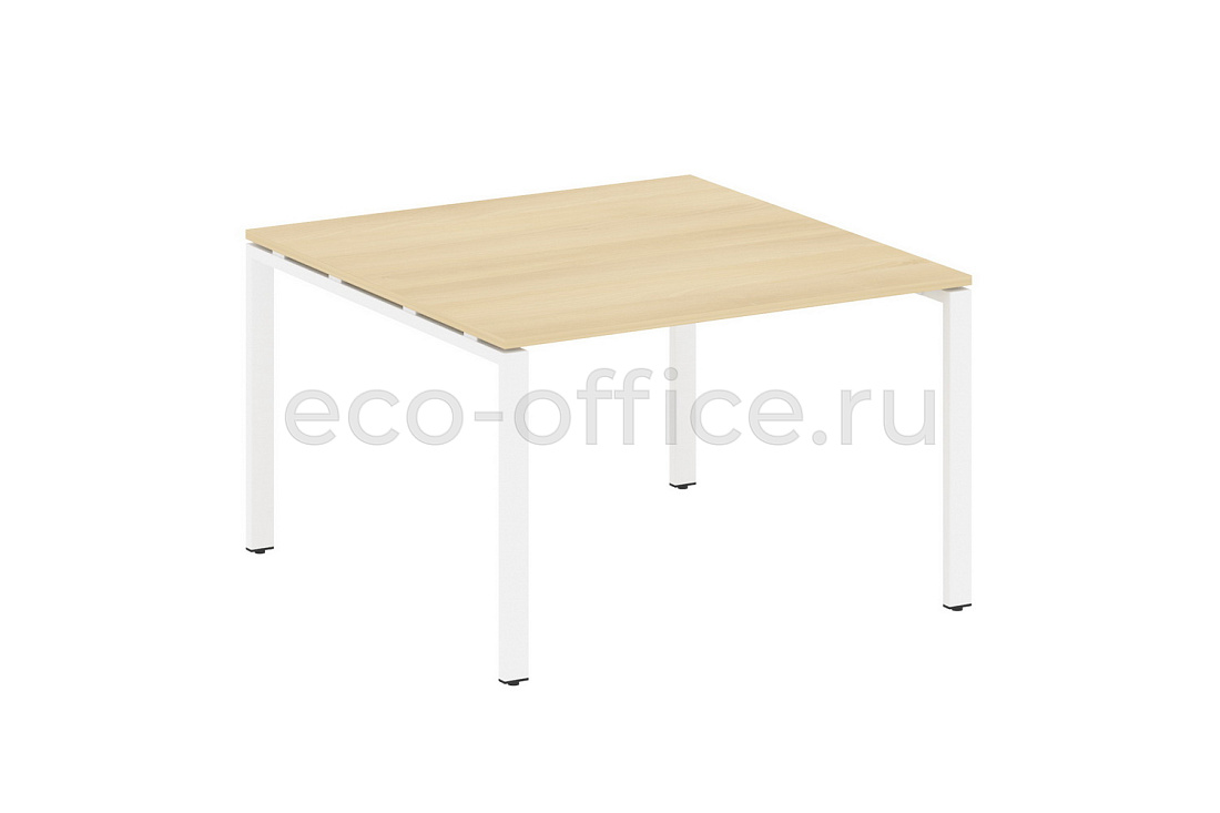 Стол переговорный (1 столешница) METAL SYSTEM STYLE БП.ПРГ-1.2 Акация Лорка / Белый металл  стоимость