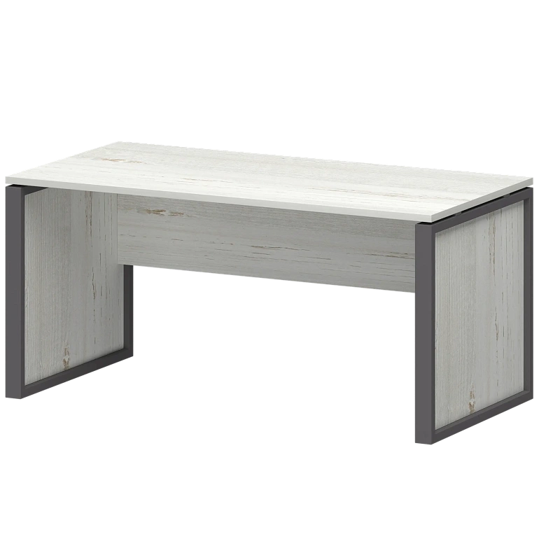 стол руководителя protech нтм-160 сосна винтер/антрацит фото