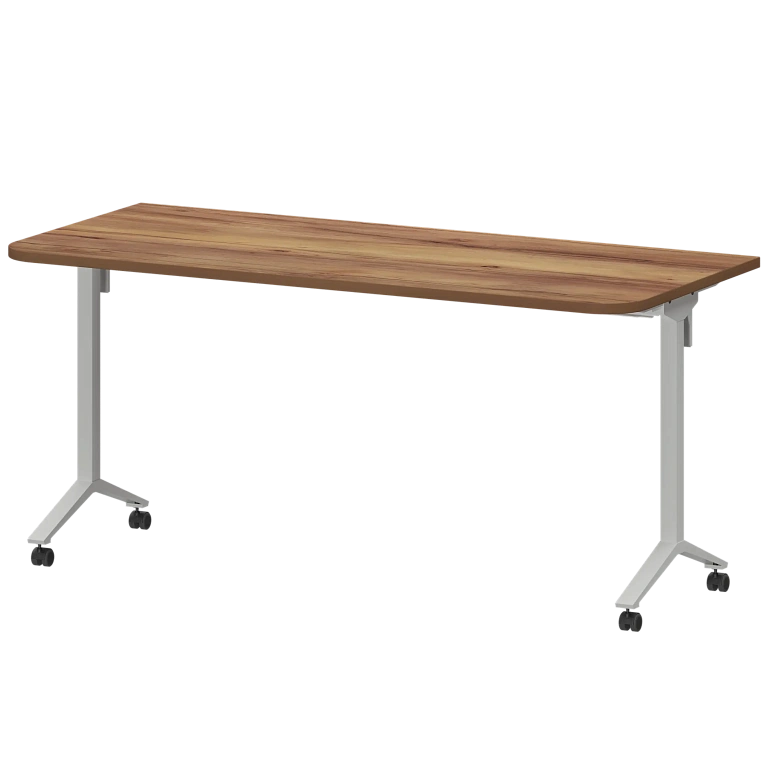 стол мобильный складной радиусный protech мб25-160.70р таксония/белый фото