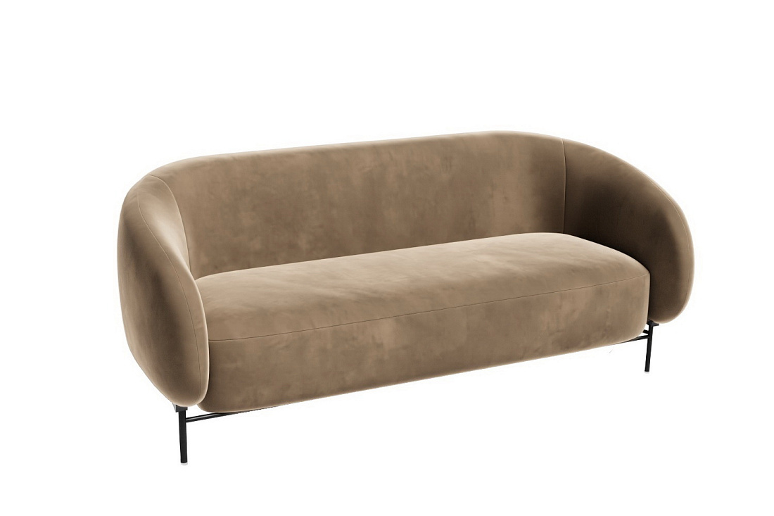 диван двухместный belt blt-2 велюр ness 006 фото