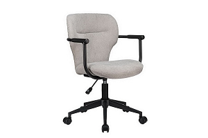 Кресло ECO-CHAIR PATRICK W-237 Серая ткань / Чёрный каркас фото