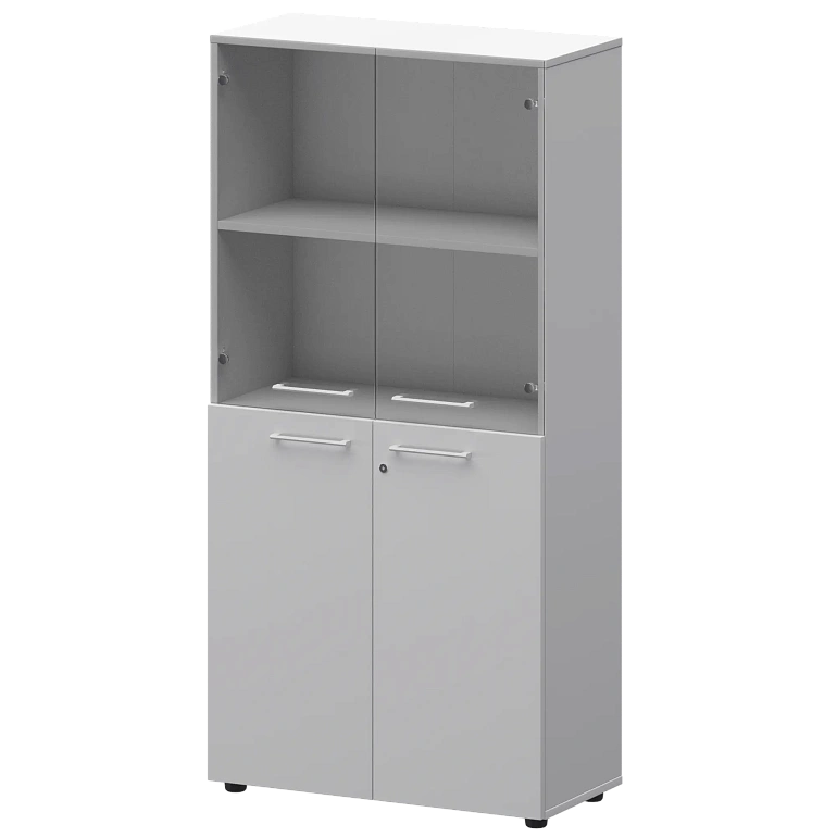 шкаф высокий комб. protech смш48.28f.28s(б) белый фото