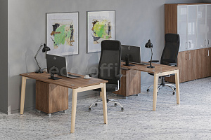 Мебель для персонала ONIX WOOD Дуб Аризона / Дуб Светлый фото