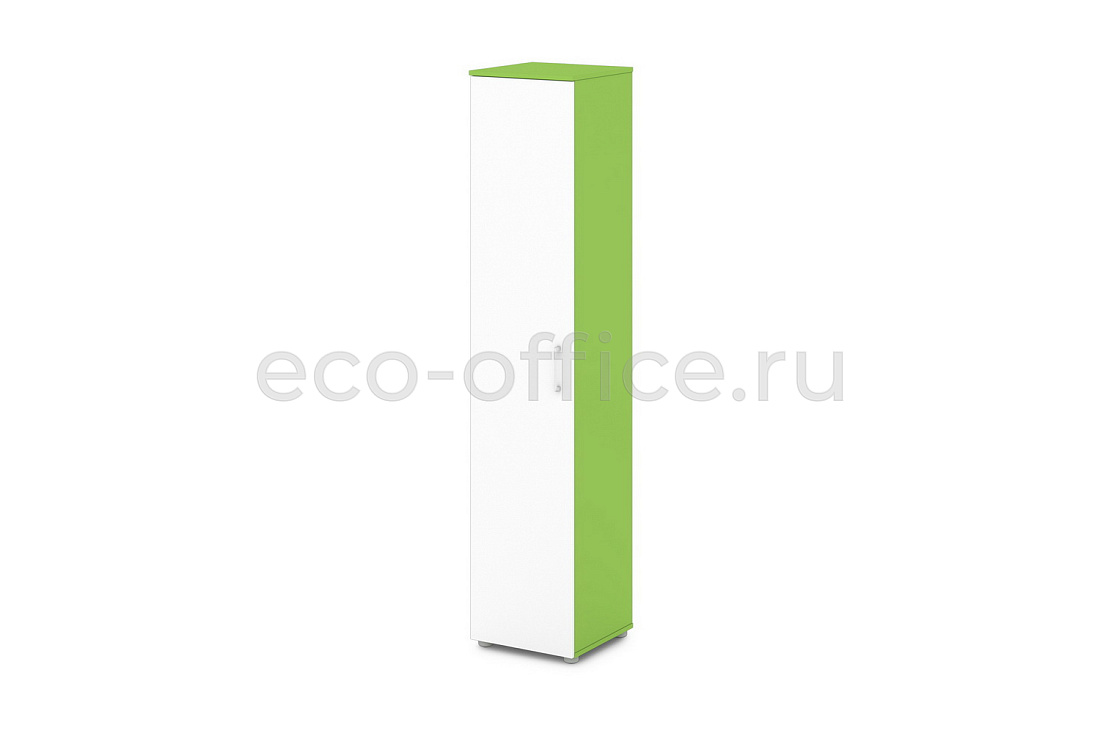 Шкаф для документов узкий SENTIDA COLOR S-741 Зелёный лайм  стоимость