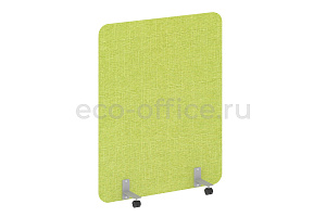 Перегородка на металлических опорах, на роликах R-LINE SOFT AP.R-120-150 Рогожка Romeo 01 / Серый металл фото