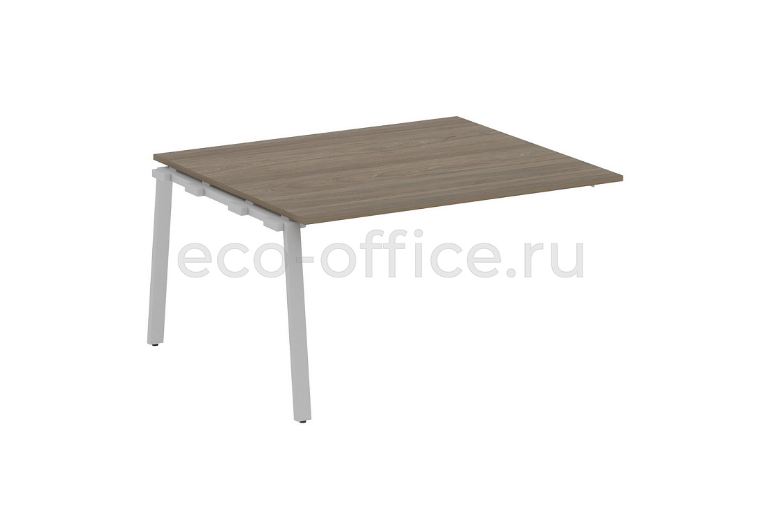 Проходной наборный элемент переговорного стола METAL SYSTEM STYLE БА.ППРГ-3 Вяз Благородный / Серый металл  стоимость