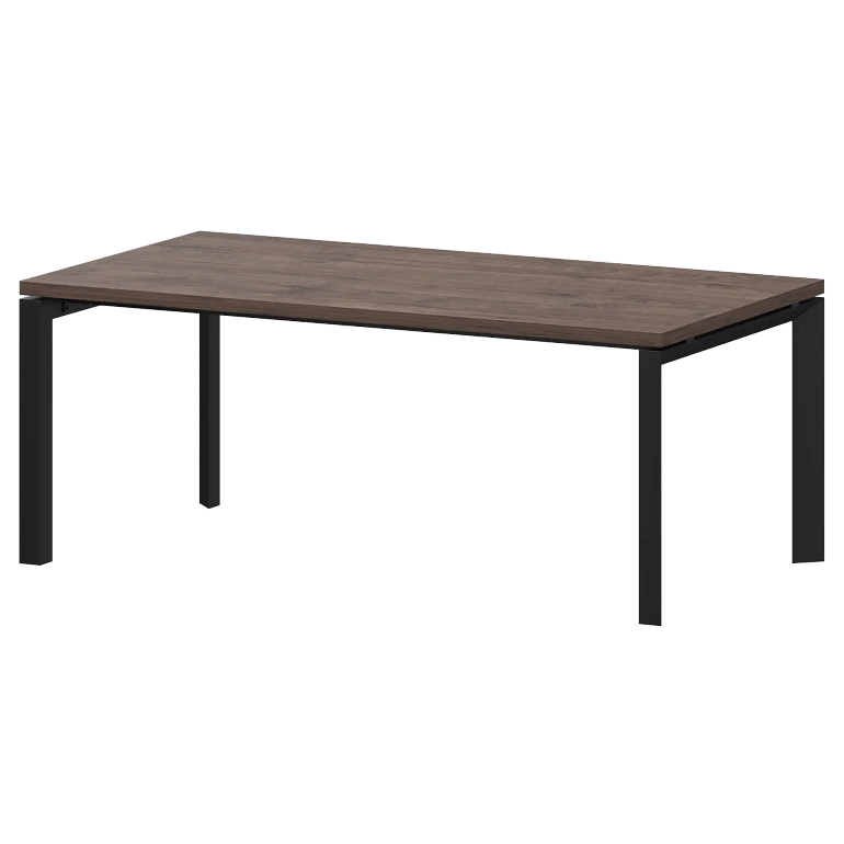 стол руководителя на металлокаркасе protech ктм-17.38 дуб апрель/черный фото