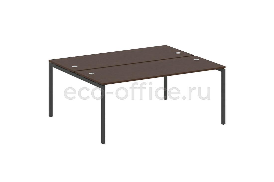 Рабочая станция METAL SYSTEM QUATTRO 4x4 40БП.РАС-СП-2.5 Венге Цаво / Антрацит металл  стоимость