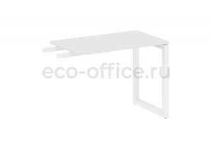 Приставной элемент на О-образном м/к METAL SYSTEM QUATTRO 5x5 50БО.ПР-3 Белый / Белый металл фото