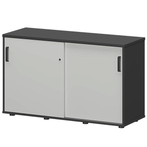 Тумба-купе Protech СМТ-12К Тип1 Графит/Белый фото