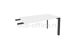 Брифинг-приставка на П-образном м/к ONIX O.MP-BR-13 Белый Бриллиант / Антрацит металл фото