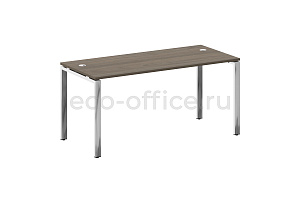 Стол рабочий руководителя METAL SYSTEM DIRECT БП.СРР-4.7 Вяз Благородный / Нержавеющая сталь фото