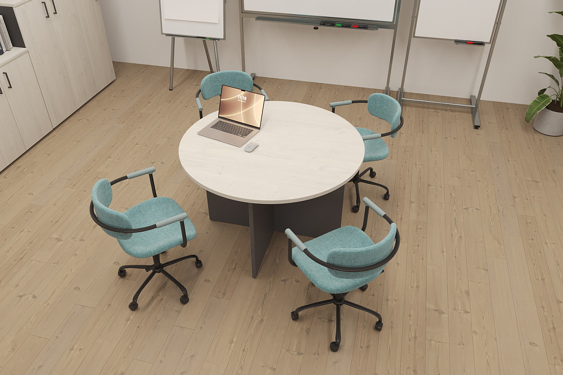 столы для переговоров style project дуб наварра / антрацит фото