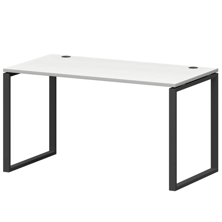стол на металлокаркасе protech смс25-о-12к.73.пр25 белый/антрацит фото