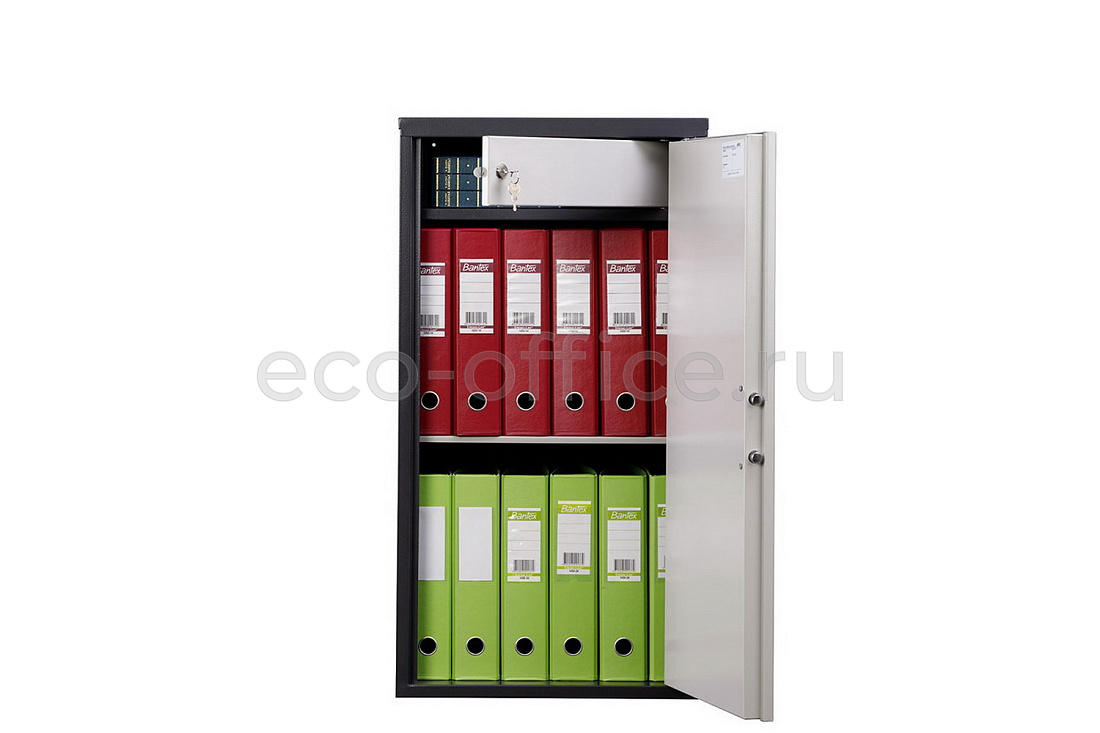 Шкаф бухгалтерский AIKO SL-87T EL Графит (RAL 7024) / Светло-серый (RAL 7038)  стоимость