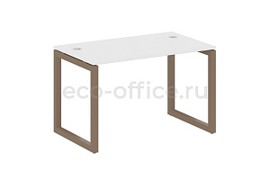 Стол письменный METAL SYSTEM QUATTRO 5x5 50БО.СП-2 Белый / Мокко металл фото