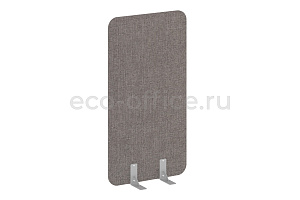 Перегородка на опорах с фетровыми подпятниками R-LINE SOFT AP.F-80-150 Рогожка Romeo 01 / Серый металл фото