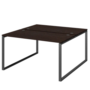 Бенч двойной на 2 рабочих места Protech АМБ.О-002 Дуб венге/Антрацит фото