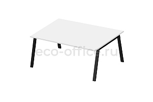 Стол для совещаний TEAM ART1212 Белый / Чёрный фото