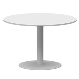 Стол круглый Protech АМ-Д120 Белый/Белый фото