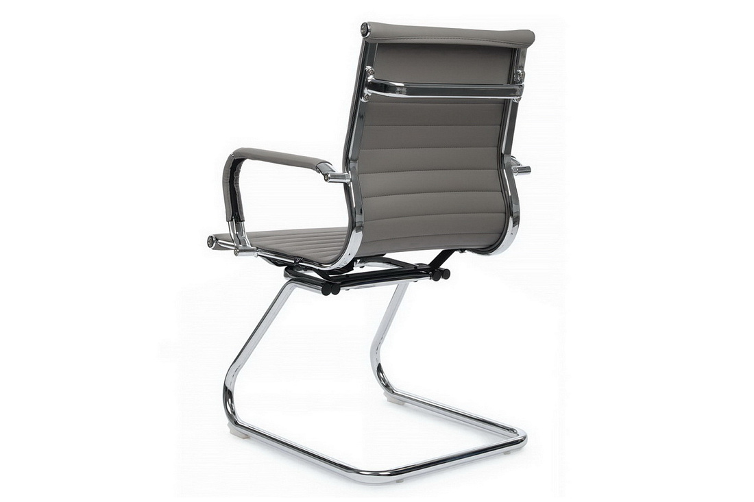 Конференц-кресло RV Chair HUGO 6002-3E Серая экокожа  стоимость