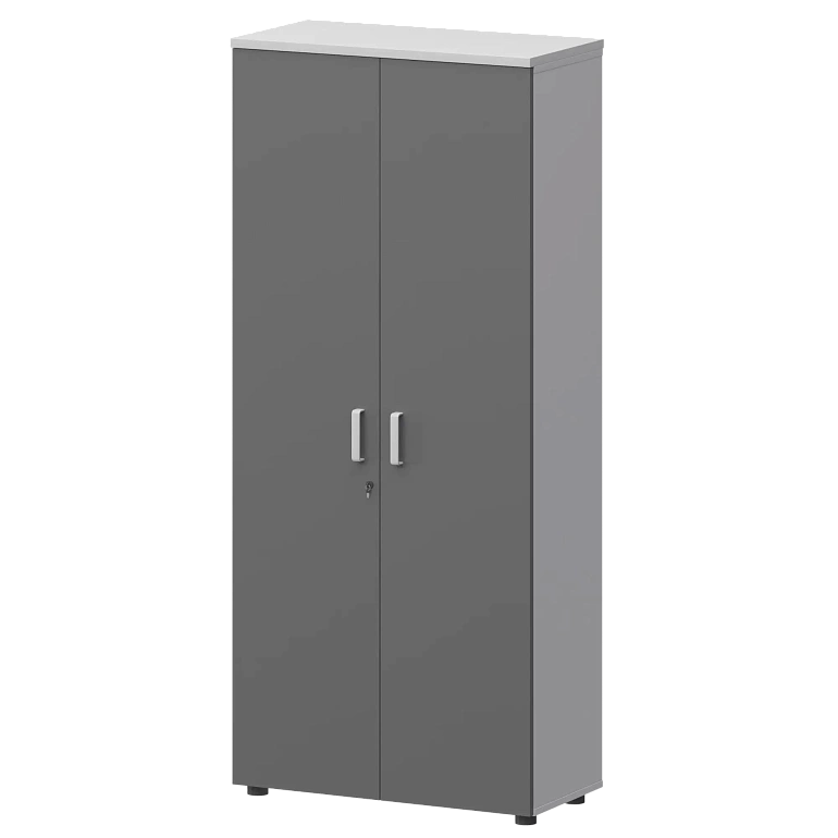шкаф для одежды protech смш-58шд тип1 белый/графит фото