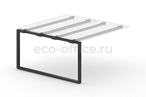 Металлокаркас на O-образной опоре 60x30 для наборного элемента 1000*1475 Черный металл фото