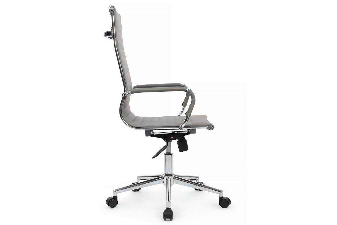 Кресло руководителя RV Chair HUGO 6002-1SE Серая экокожа  стоимость