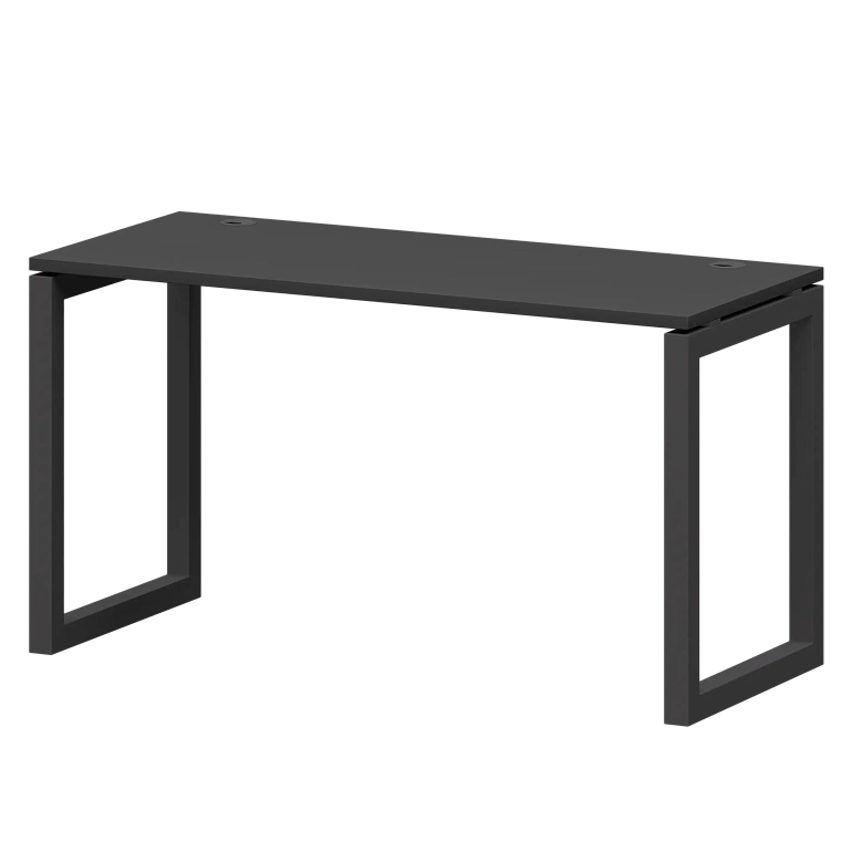 стол на металлокаркасе protech смс25-о-16к.60.пр50 графит/антрацит фото